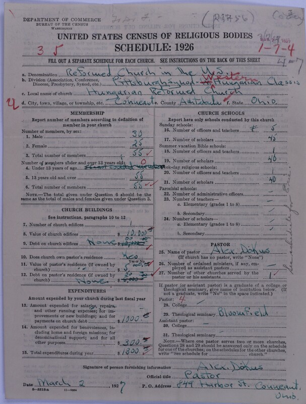Scan of Reformed Church in the United States: 947