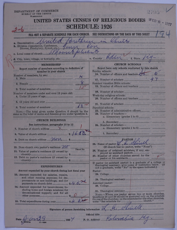 Scan of Church of the United Brethren in Christ: 2795