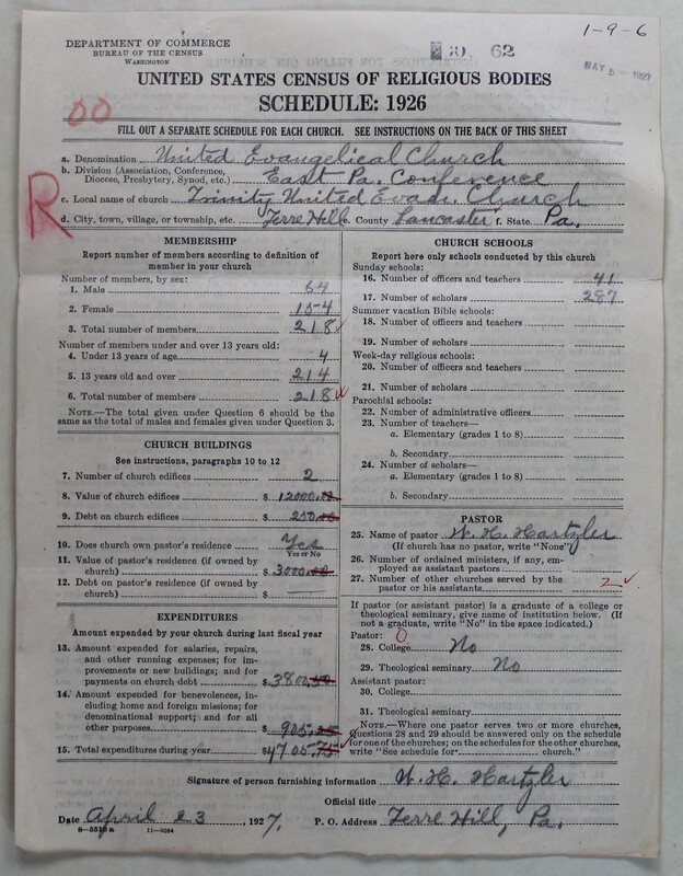 Scan of Evangelical Congregational Church: 62