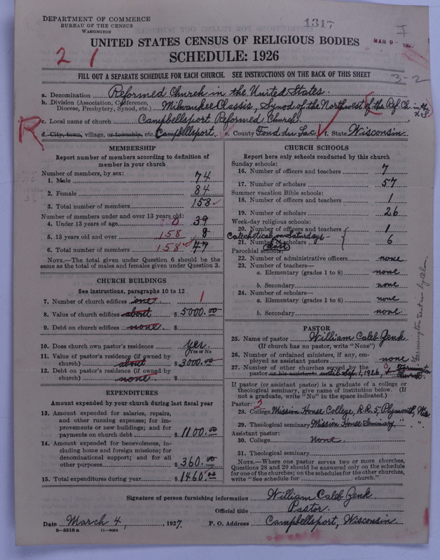 Scan of Reformed Church in the United States: 1317