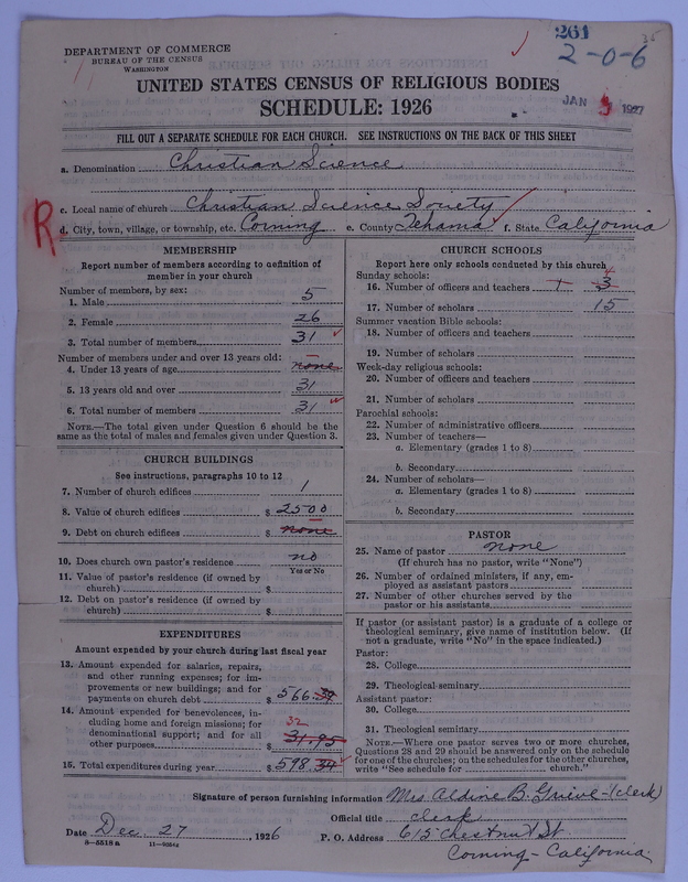 Scan of Church of Christ, Scientist: 261