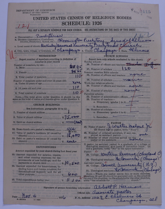Scan of Presbyterian Church in the United States of America: 3415