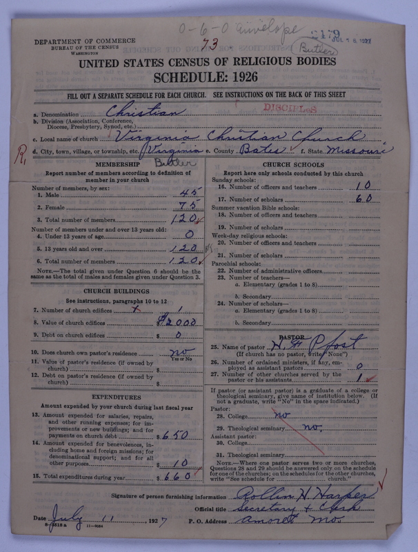 Scan of Disciples of Christ: 2479