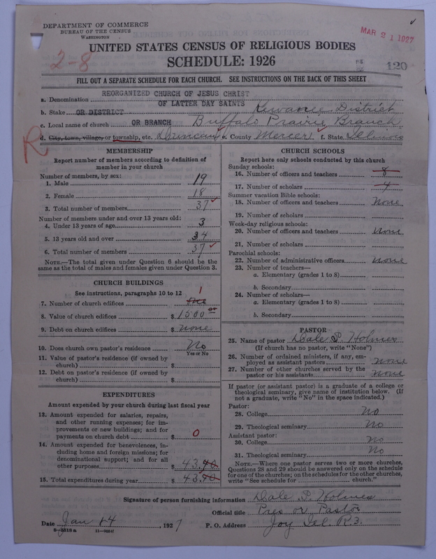 Scan of Reorganized Church of Jesus Christ of Latter Day Saints: 120