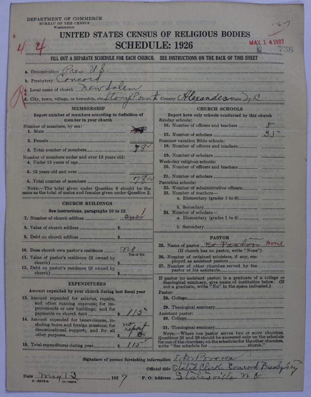 Scan of Presbyterian Church in the United States: 738