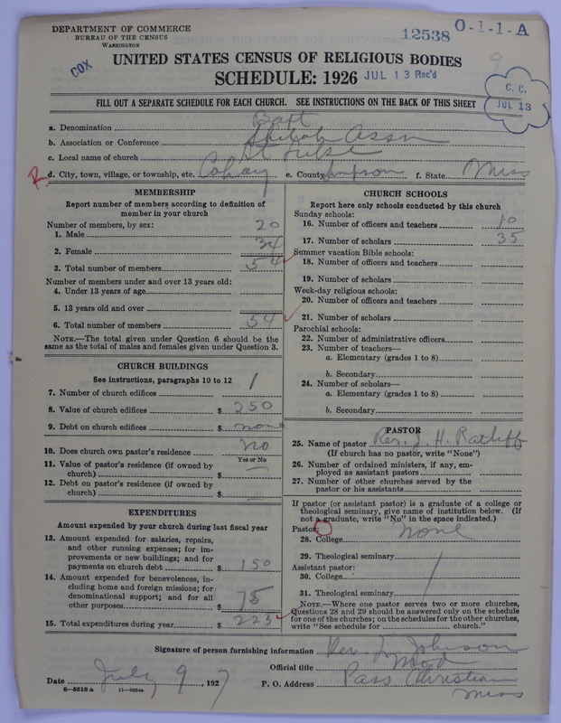 Scan of Negro Baptists: 12538