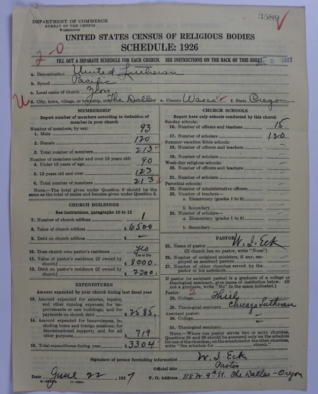 Scan of United Lutheran Church in America: 3589