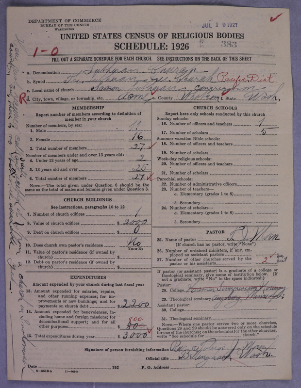 Scan of Lutheran Free Church: 383