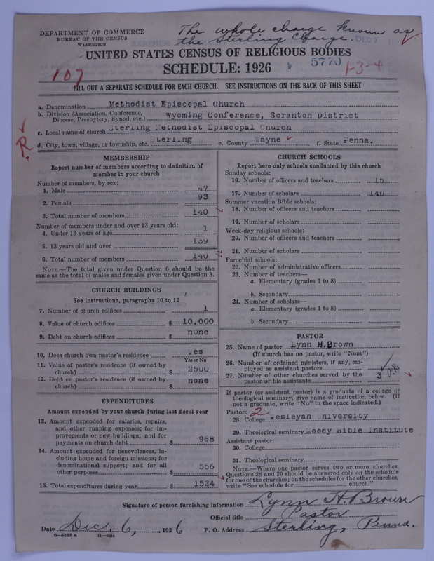 Scan of Methodist Episcopal Church: 5770