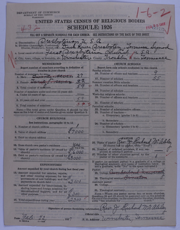 Scan of Presbyterian Church in the United States of America: 6913