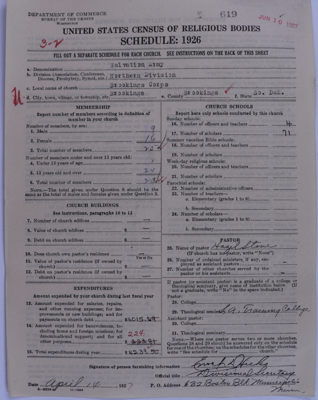 Scan of Salvation Army: 619