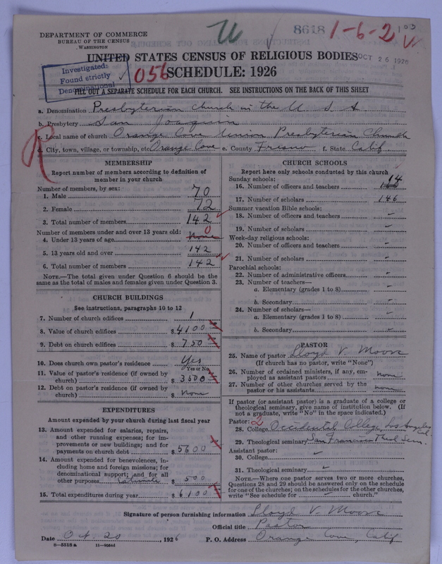 Scan of Presbyterian Church in the United States of America: 8618