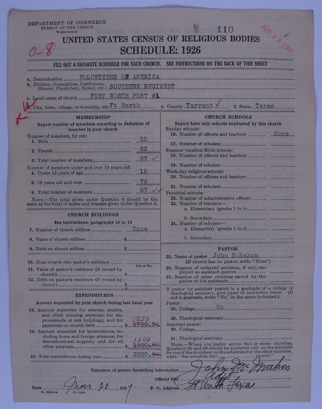 Scan of Volunteers of America: 110