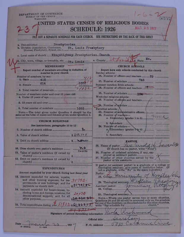 Scan of Presbyterian Church in the United States of America: 5357