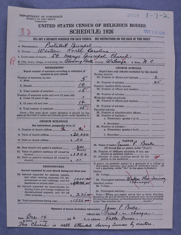 Scan of Protestant Episcopal Church: 5221