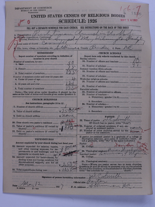 Scan of Presbyterian Church in the United States: 1136