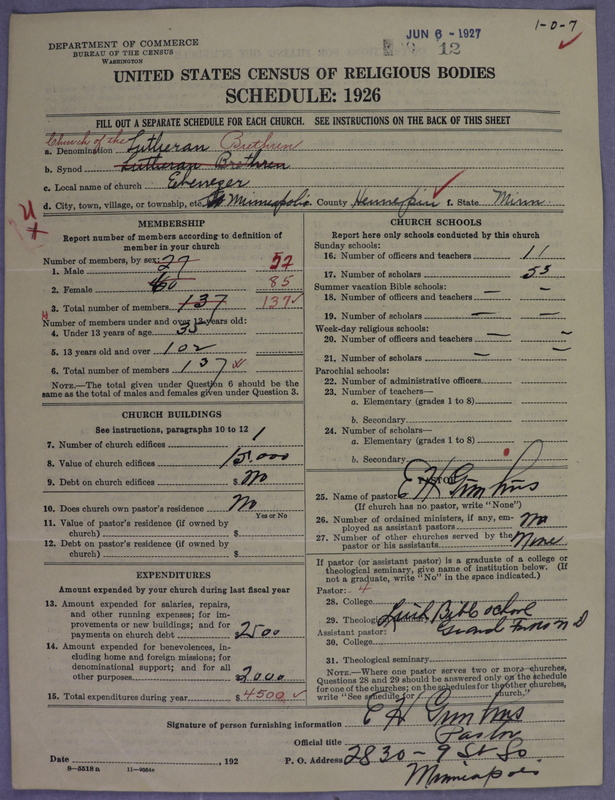 Scan of Church of the Lutheran Brethren of America: 12