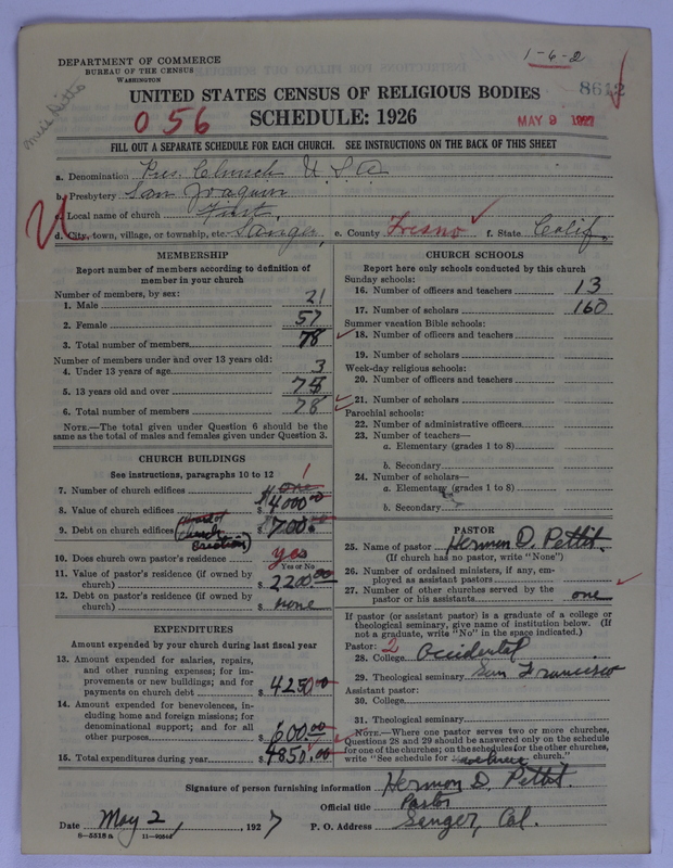Scan of Presbyterian Church in the United States of America: 8612