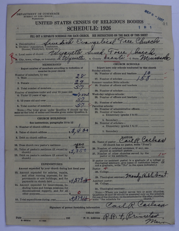 Scan of Swedish Evangelical Free Church of the United States of America: 41