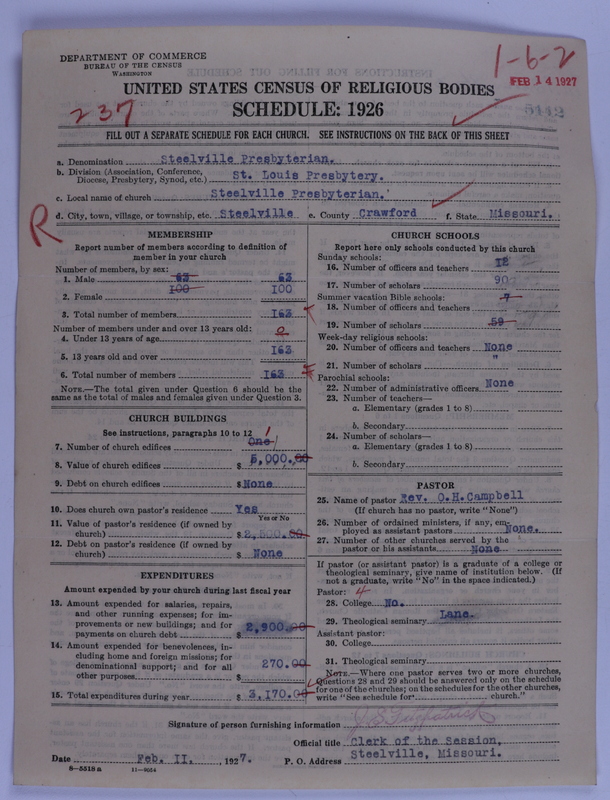 Scan of Presbyterian Church in the United States of America: 5112