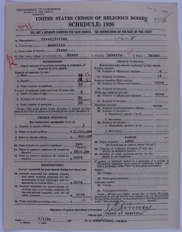 Scan of Presbyterian Church in the United States of America: 7735