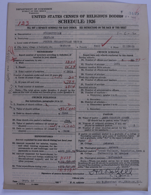 Scan of Presbyterian Church in the United States of America: 3449