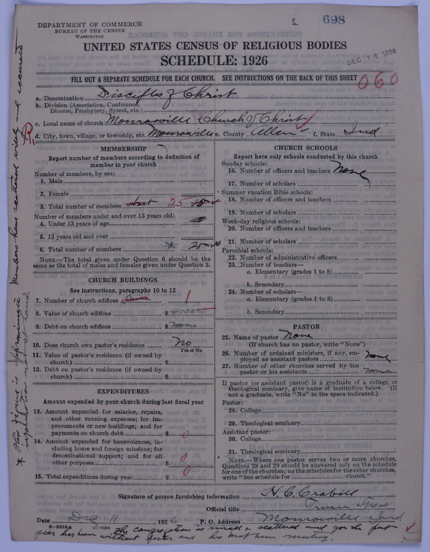 Scan of Disciples of Christ: 698