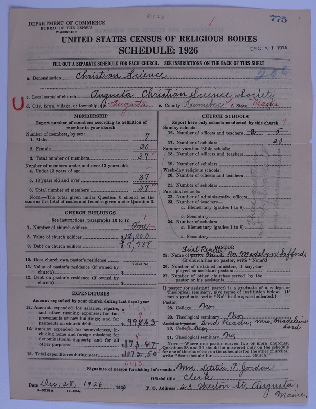 Scan of Church of Christ, Scientist: 775