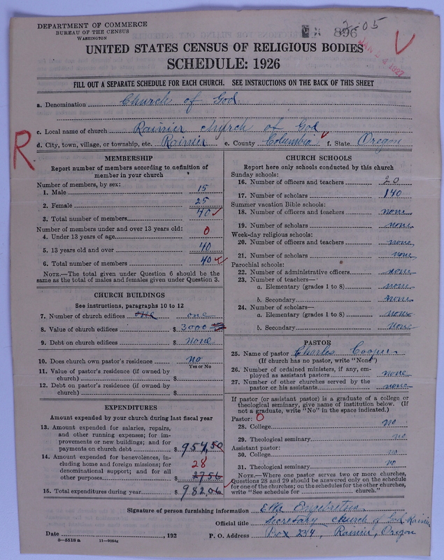 Scan of Church of God (Headquarters, Anderson, Ind.): 896