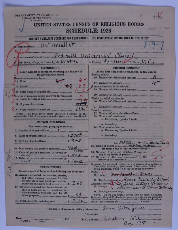 Scan of Universalist Church: 438