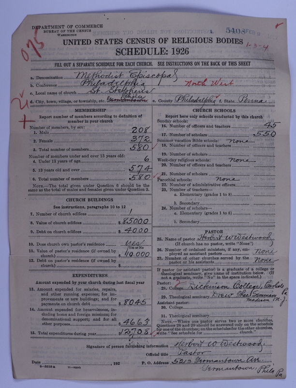 Scan of Methodist Episcopal Church: 5408