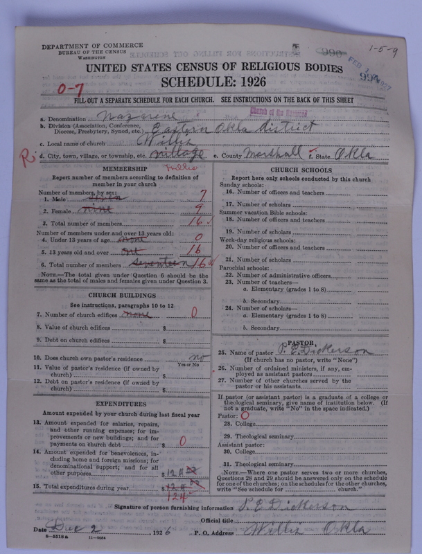 Scan of Church of the Nazarene: 994