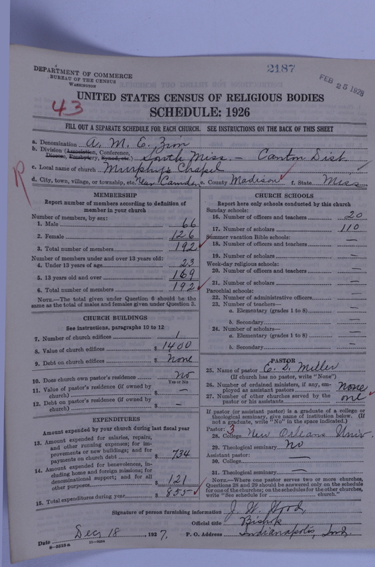 Scan of African Methodist Episcopal Zion Church: 2187