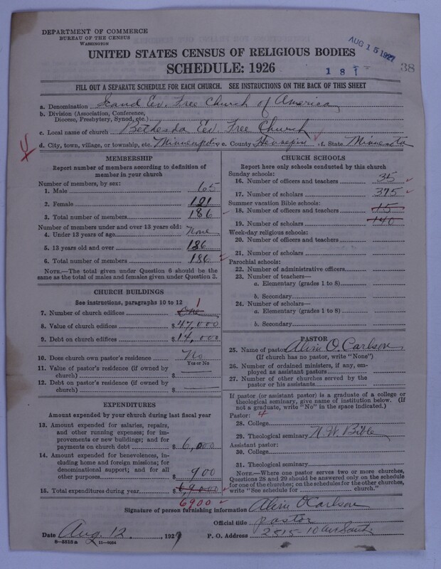 Scan of Swedish Evangelical Free Church of the United States of America: 38