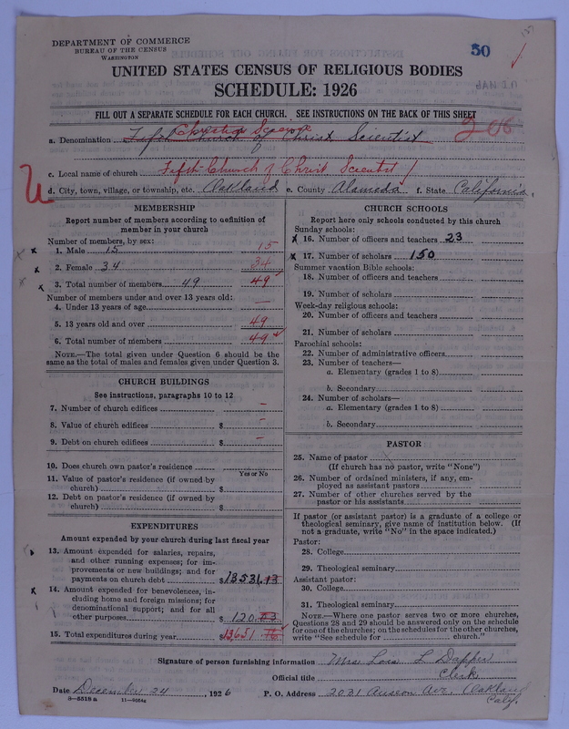 Scan of Church of Christ, Scientist: 50