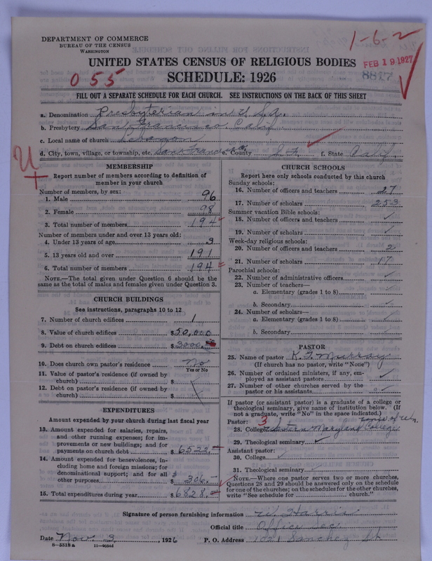 Scan of Presbyterian Church in the United States of America: 8817