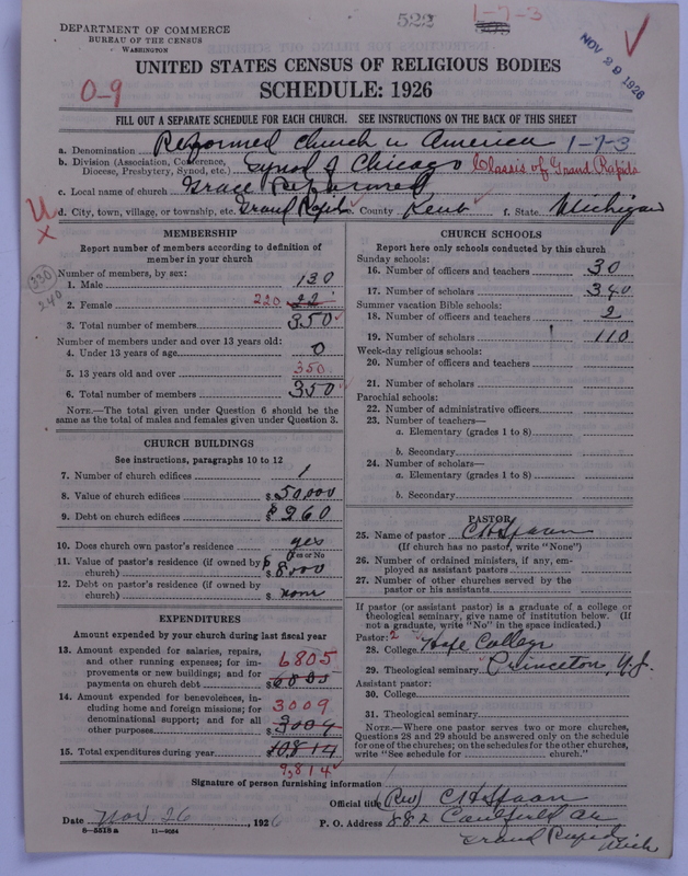 Scan of Reformed Church in America: 522