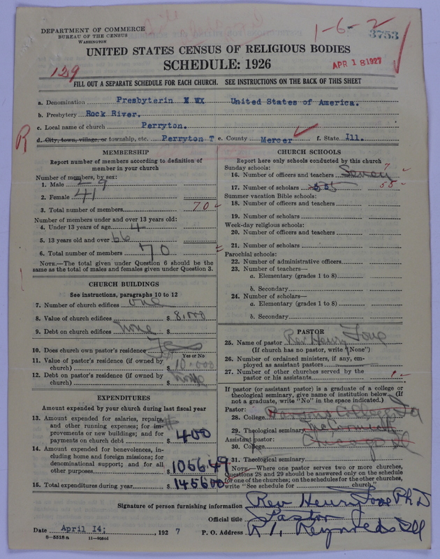 Scan of Presbyterian Church in the United States of America: 3753
