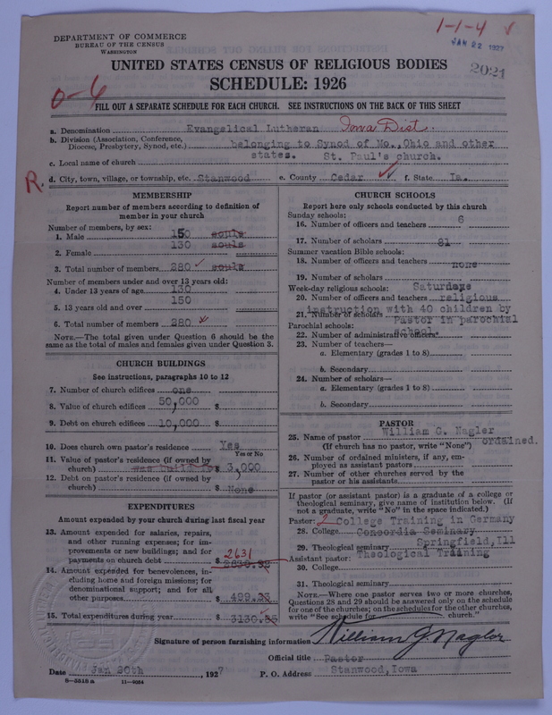 Scan of Evangelical Lutheran Synodical Conference of America: Evangelical Lutheran Synod of Missouri, Ohio, and Other States: 2021