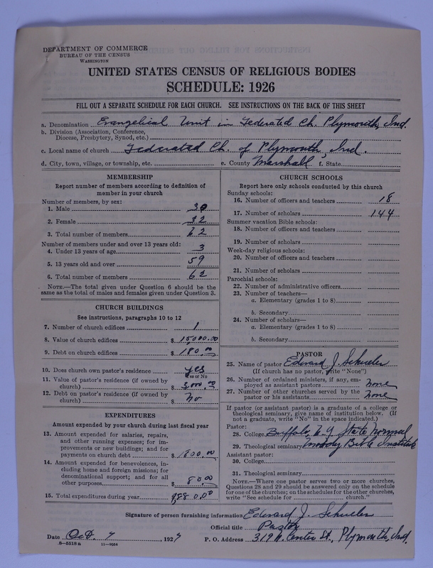Scan of Federated Churches: 83