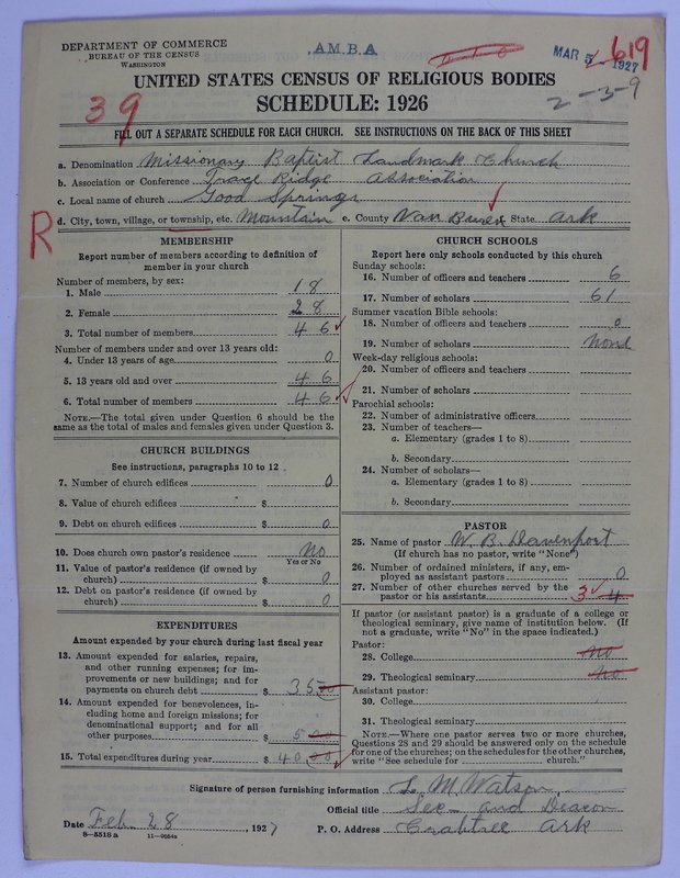 Scan of Landmark Baptist of America: 619