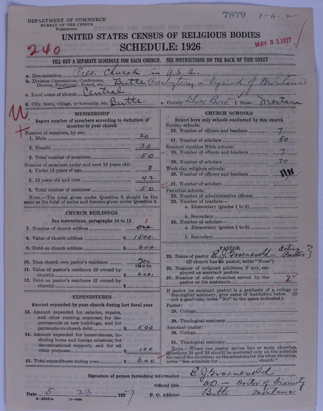 Scan of Presbyterian Church in the United States of America: 7879