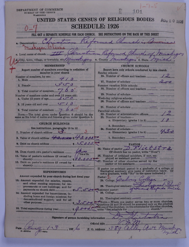 Scan of Christian Reformed Church: 101