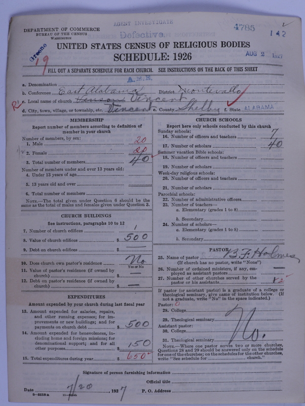 Scan of African Methodist Episcopal Church: 4785