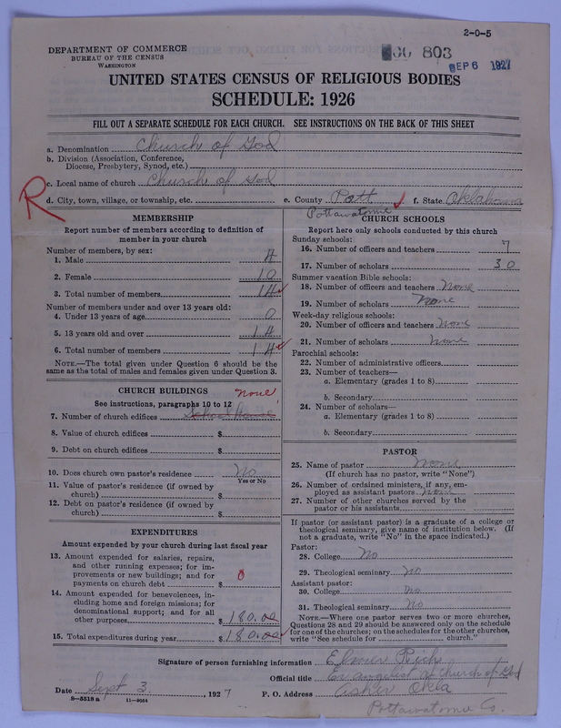 Scan of Church of God (Headquarters, Anderson, Ind.): 803