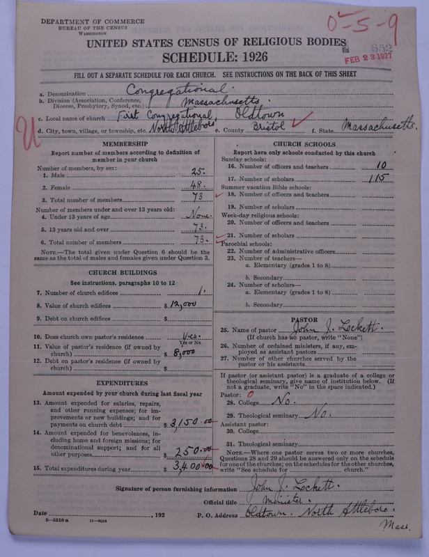 Scan of Congregational Churches: 652