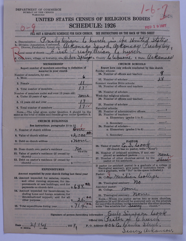 Scan of Presbyterian Church in the United States: 2828