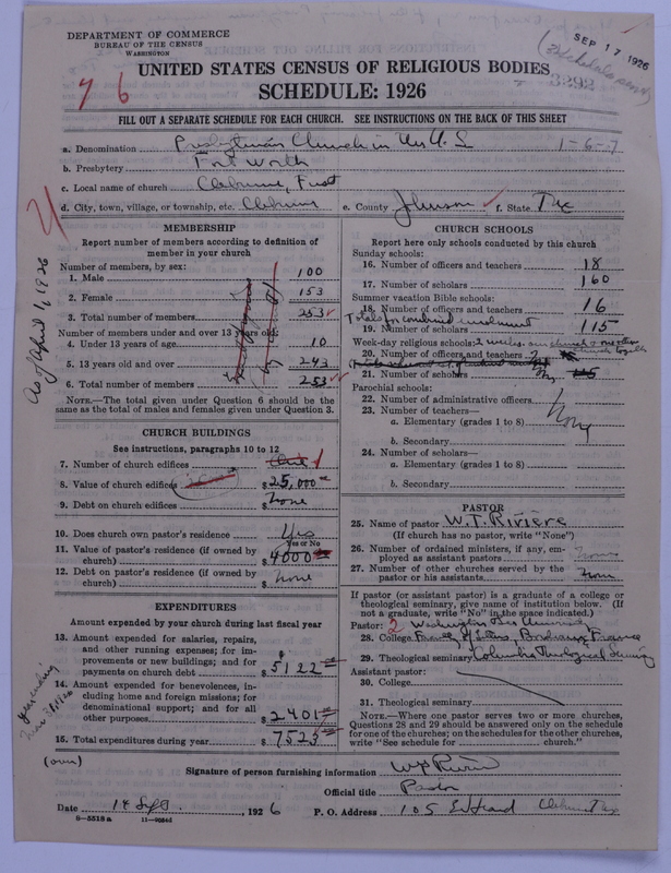 Scan of Presbyterian Church in the United States: 3292