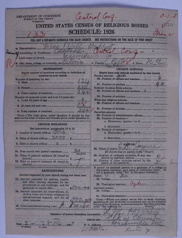 Scan of Free Will Baptists: 370
