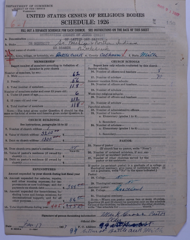 Scan of Reorganized Church of Jesus Christ of Latter Day Saints: 150